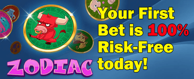 100% Welcome Match Bonus promotion banner